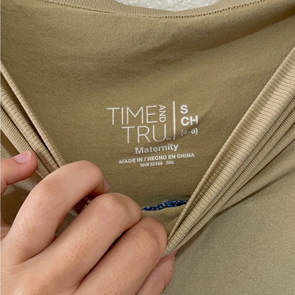 Time and Tru High Rise Light Blue Maternity Jeans - Picture 3 of 13